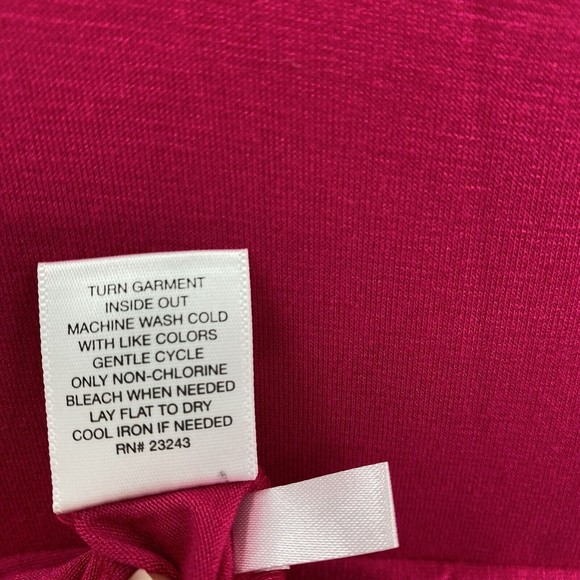 NY&C Maxi Dress Size Small Pink Jersey Sleeveless Faux Wrap Ruched V-Neck NWT - Picture 8 of 8